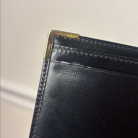 Celine Black Leather long wallet - Picture 8 of 12